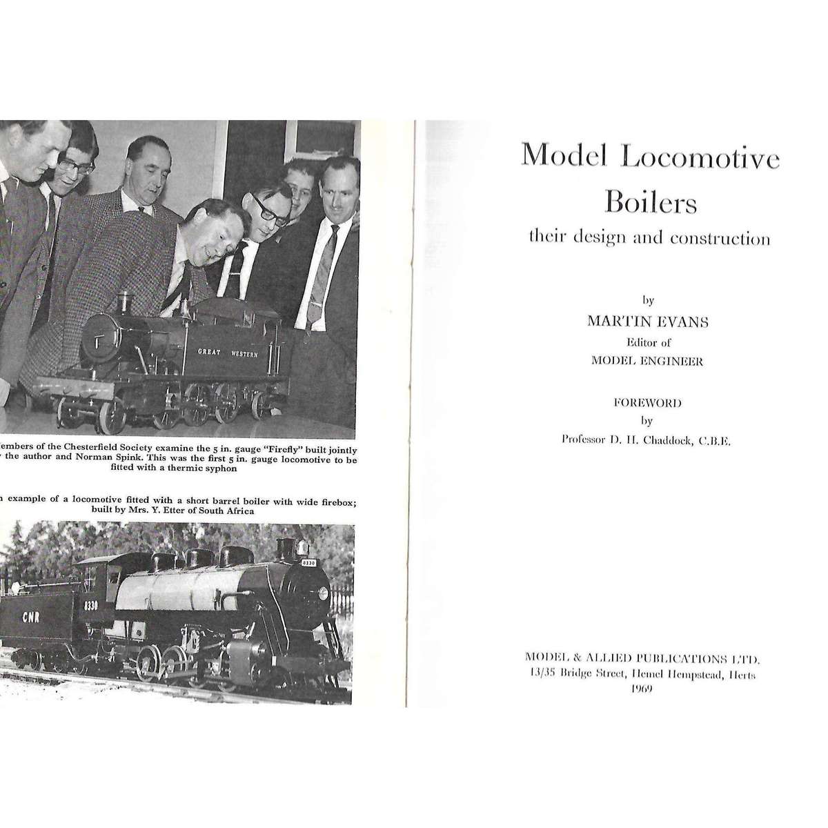 Model Locomotive Boilers: Their Design and Construction | Martin Evans