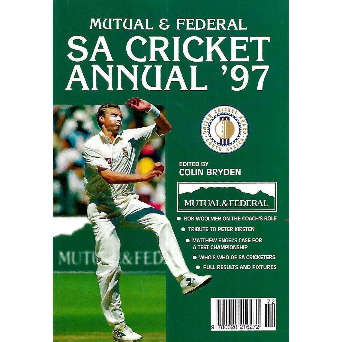 Mutual & Federal SA Cricket Annual 1997 (Vol. 44) | Colin Bryden (Ed.)