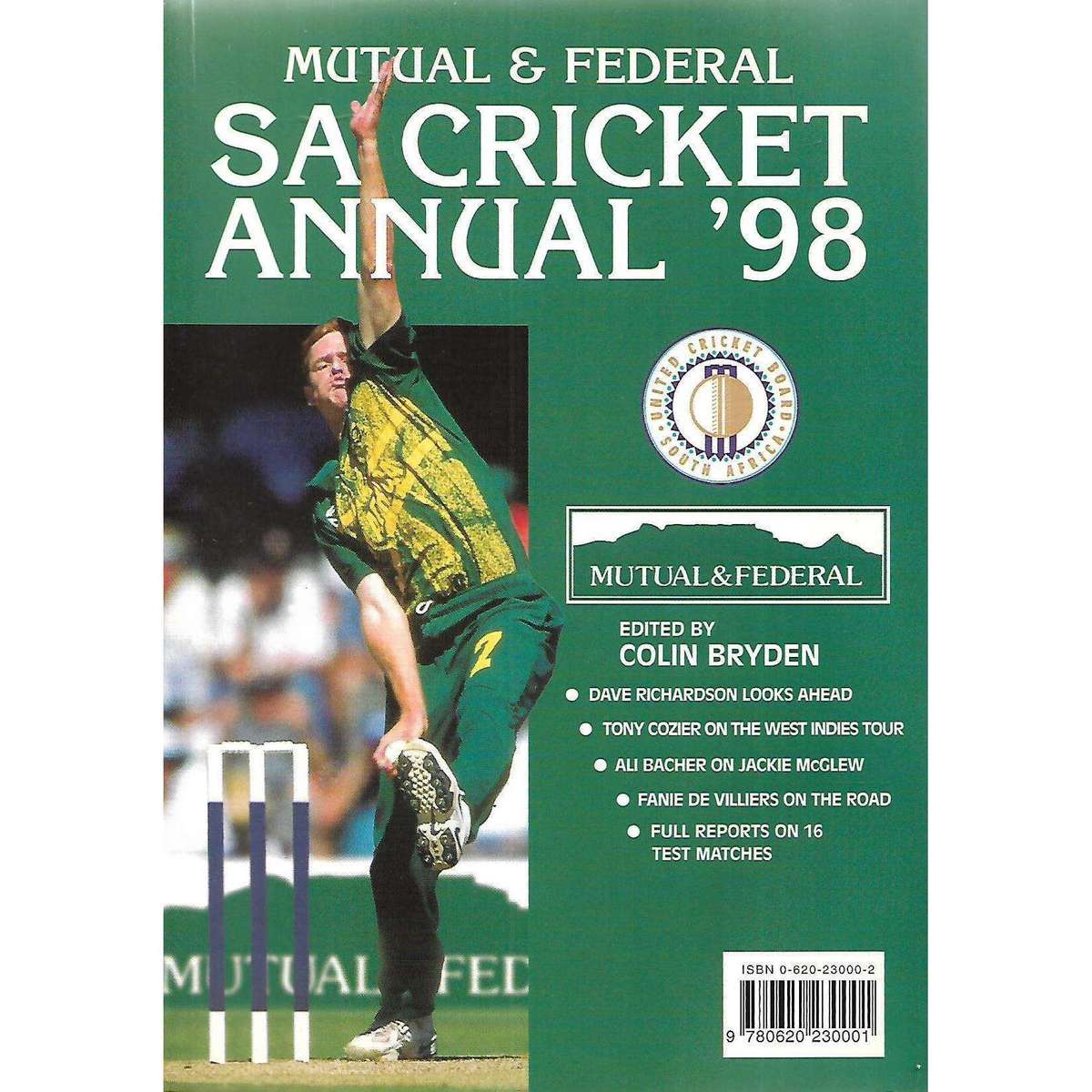 Mutual & Federal SA Cricket Annual '98 (Vol. 45) | Colin Bryden (Ed.)