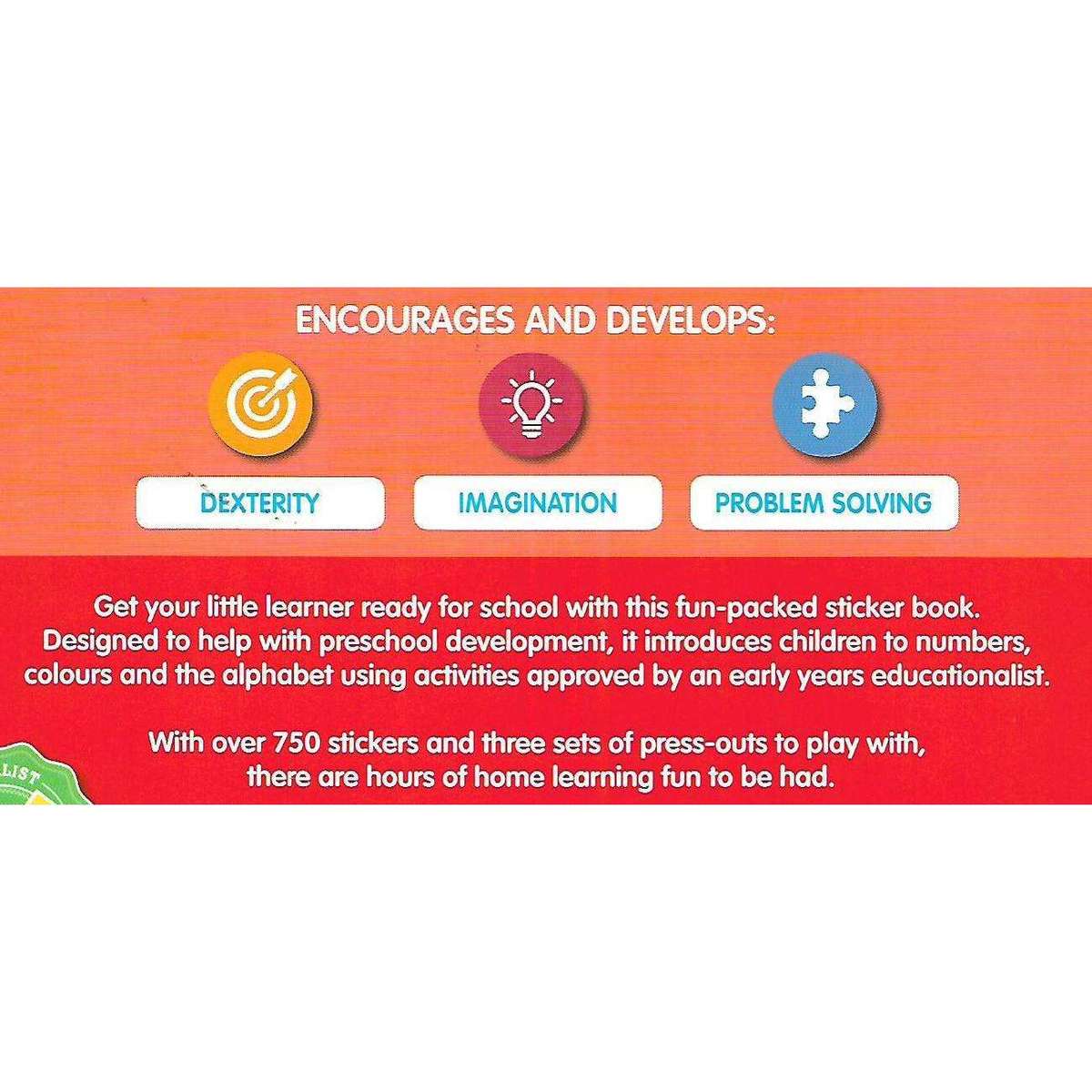 My Giant Preschool Sticker Book (Over 750 Stickers for Lots of Learning Fun)