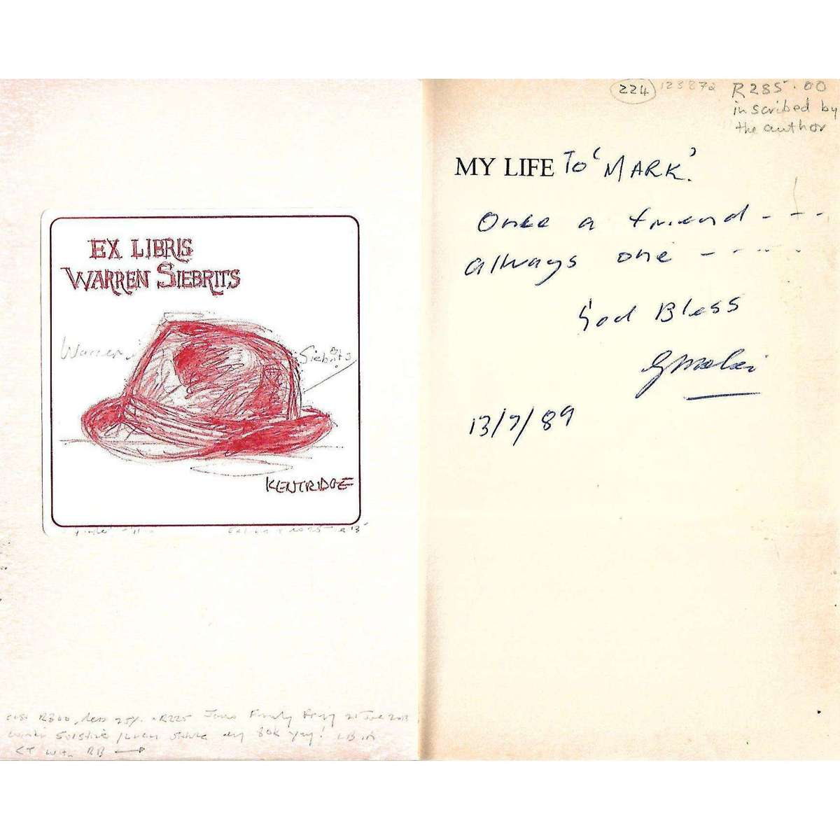 My Life: Volume 1 (Inscribed by Author) | Godfrey Moloi