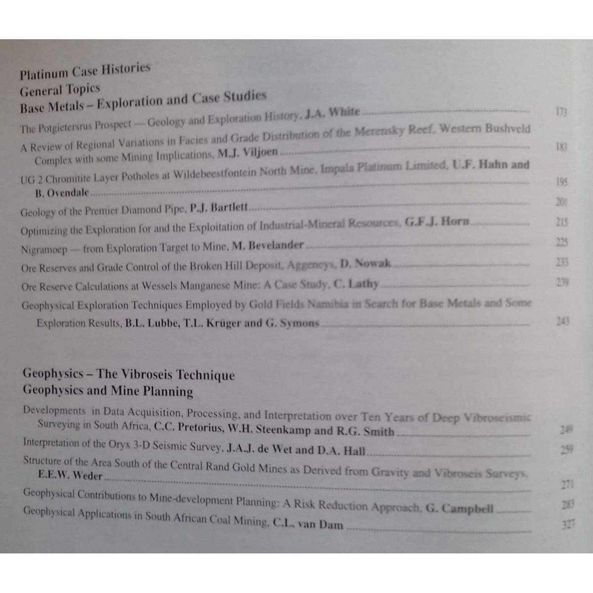 Proceedings of the XVth CMMI Congress, 1994: Geology (Vol. 3) | C. R. Anhaeusser (Ed.)