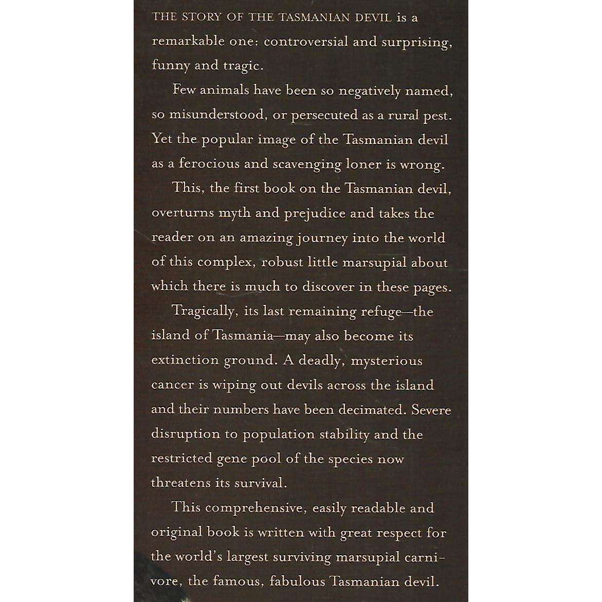 Tasmanian Devil: A Unique and Threatened Animal | David Owen & David Pemberton