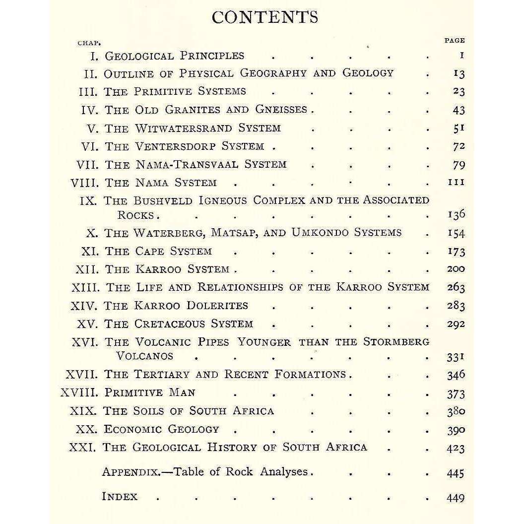 The Geology of South Africa (First Edition, 1926) | Alex. A. du Toit