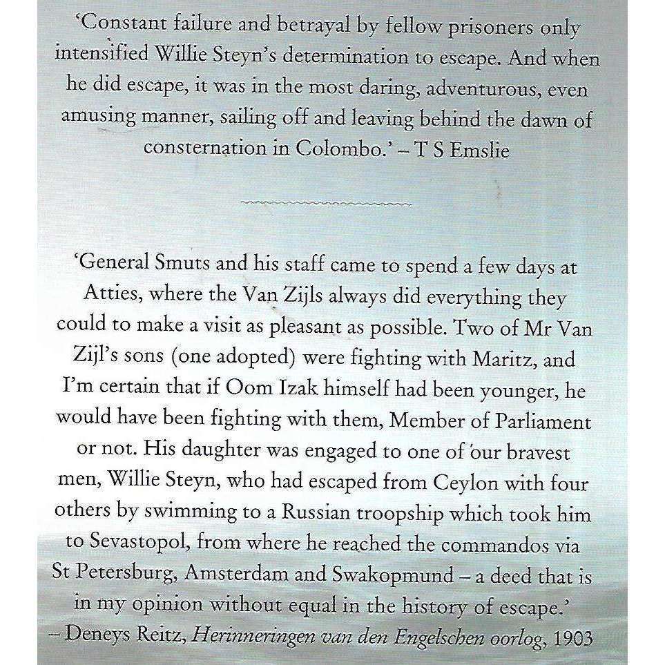 The Great Boer Escape | Willie Steyn