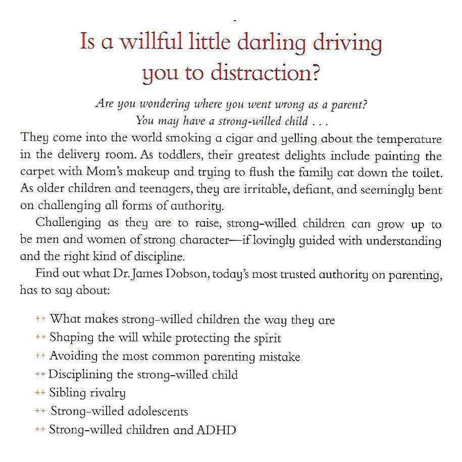 The New Strong-Willed Child | Dr. James Dobson