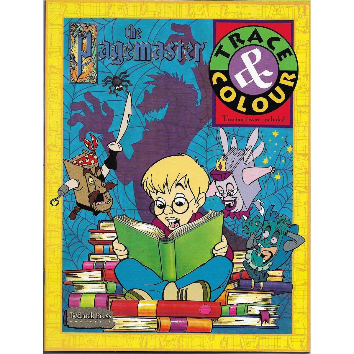 The Pagemaster Trace and colour Book