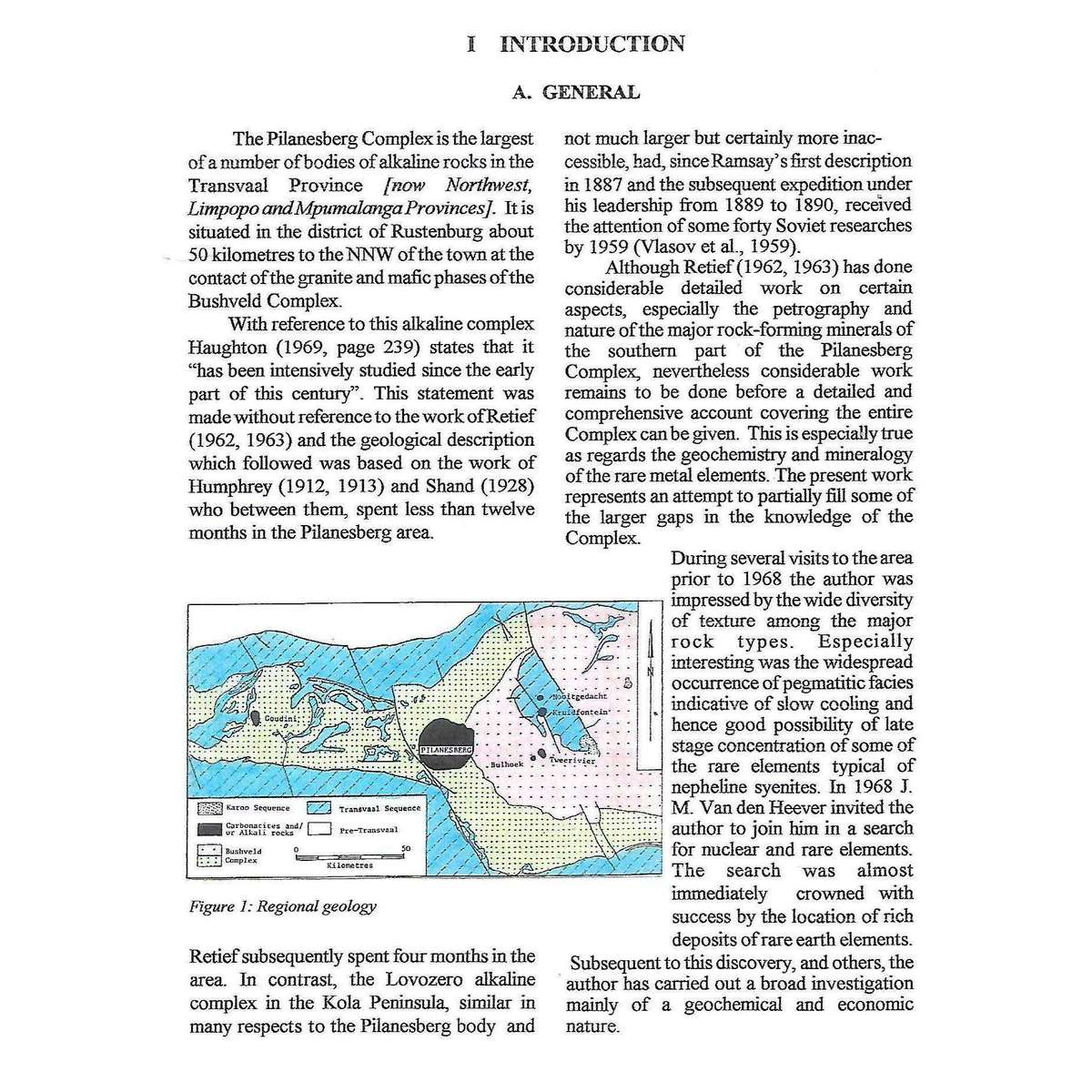 The Pilanesberg: Geology, Geochemistry and Economic Potential (Inscribed by Author) | Jos Lurie