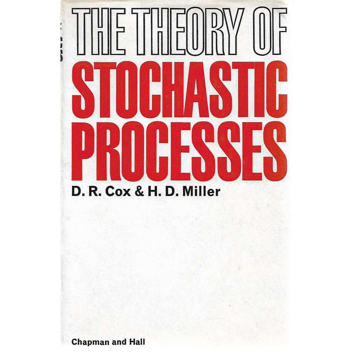 The Theory of Stochastic Processes | D. R. Cox and H. D. Muller
