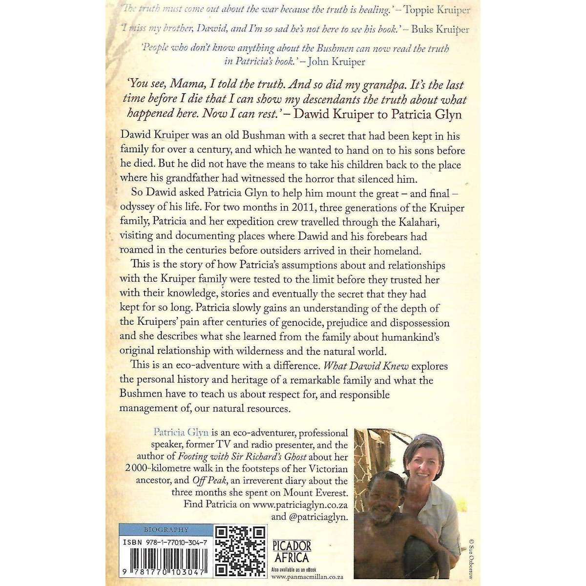 What David Knew: A Journey with the Kruipers (Signed by Author) | Patricia Glyn