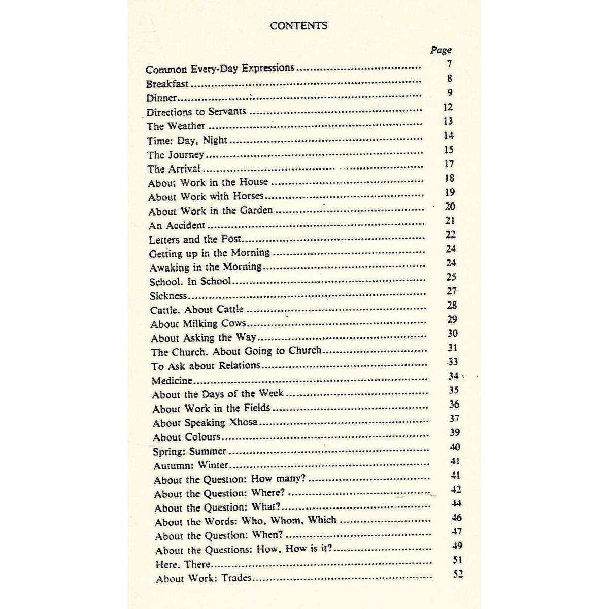 Xhosa Phrase Book | James Stuart