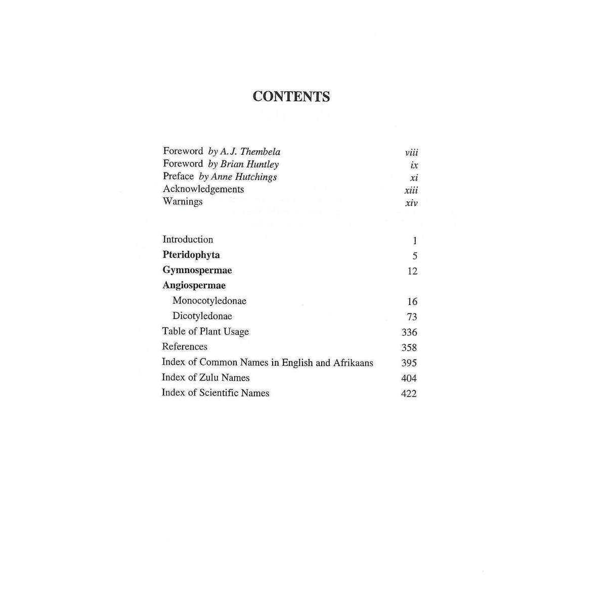 Zulu Medicinal Plants: An Inventory | Anne Hutchings