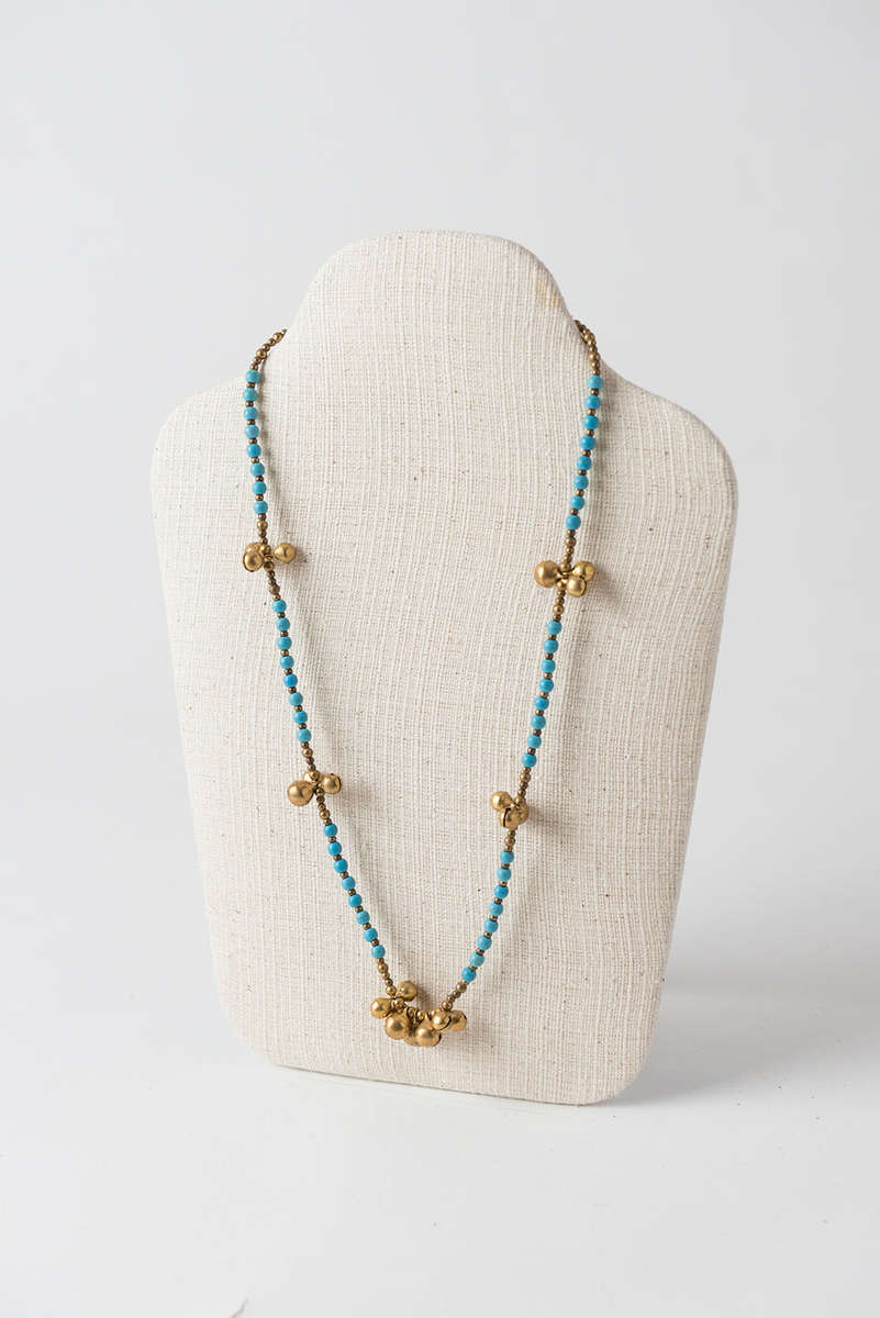 Jingle Necklace/Anklet, Turquoise