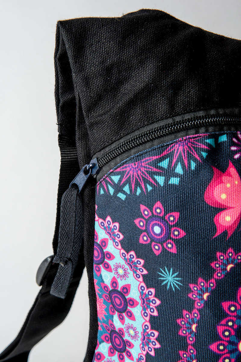 Mandala Butterfly Backpack, Black