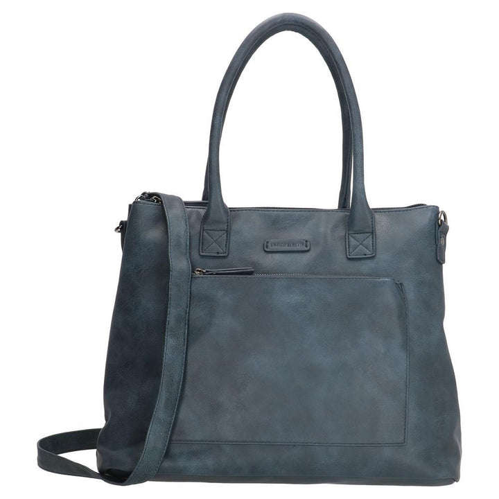 Enrico Benetti Valence Ladies PU Shopper Bag - Navy