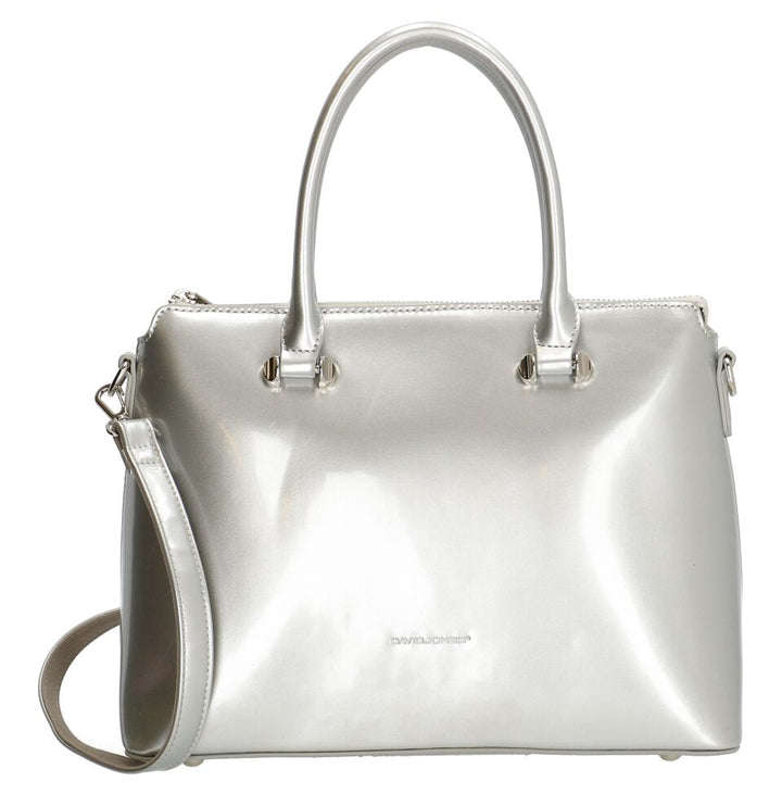 David Jones Paris Ladies Shopper/Hand Bag - Silver (DISPLAY MODEL)