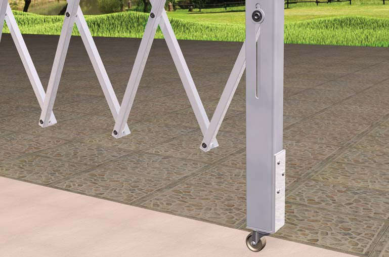 Xpanda Saftidor Castor Wheel S8 - Matt Bronze