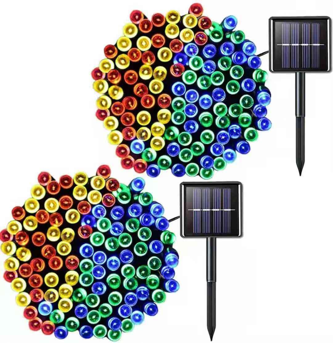 Solar LED 10m Fairy Light String RGB