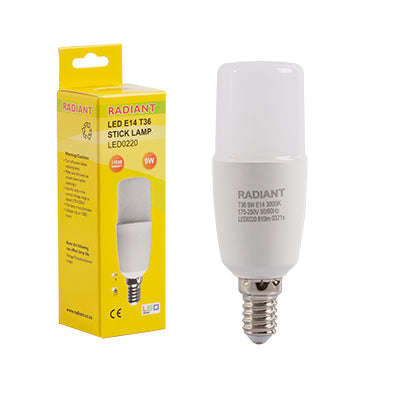 LED Stick Lamp E14 9w 3000K