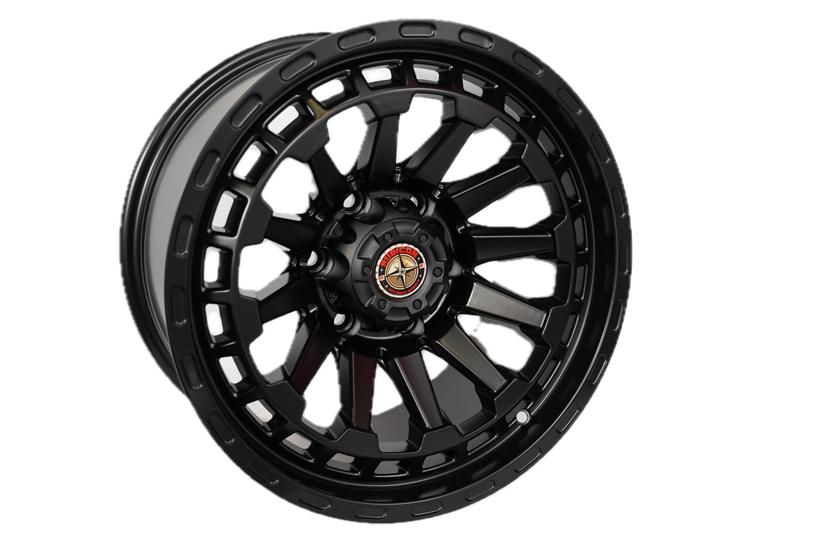 17" Rubicon Off Road Dakar 6/139 9J ET0 CB108.1 Matt Black Wheels
