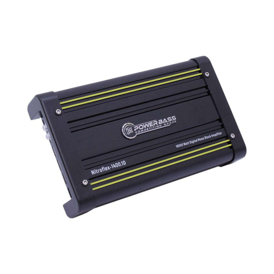 Powerbass NITROFLEX-1400.1D Nitroflex Series 1400W RMS Mono Amplifier - Car Audio