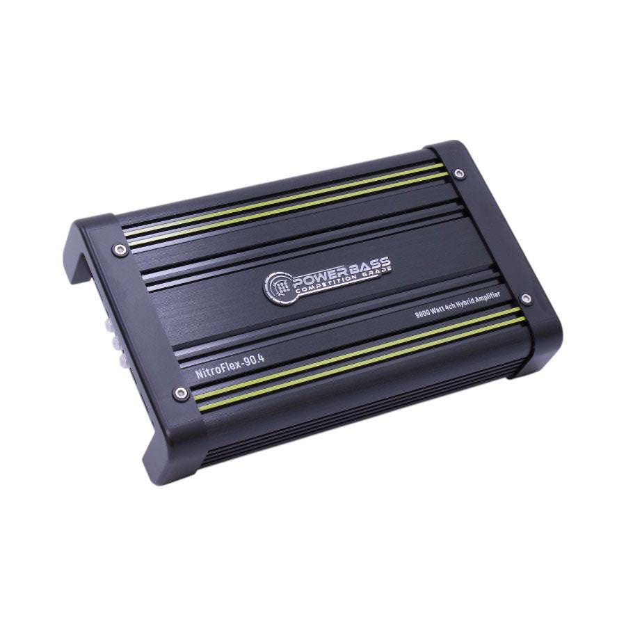 Powerbass NITROFLEX-90.4 Nitroflex Series 90W RMS 4-Channel Amplifier - Car Audio