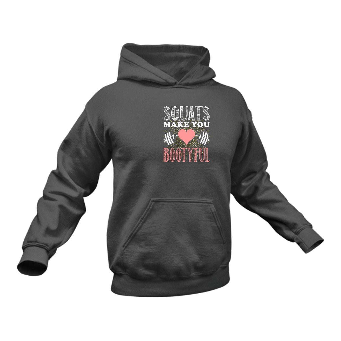 Squats Bootyful Hoodie Gift Idea for a Birthday or Christmas