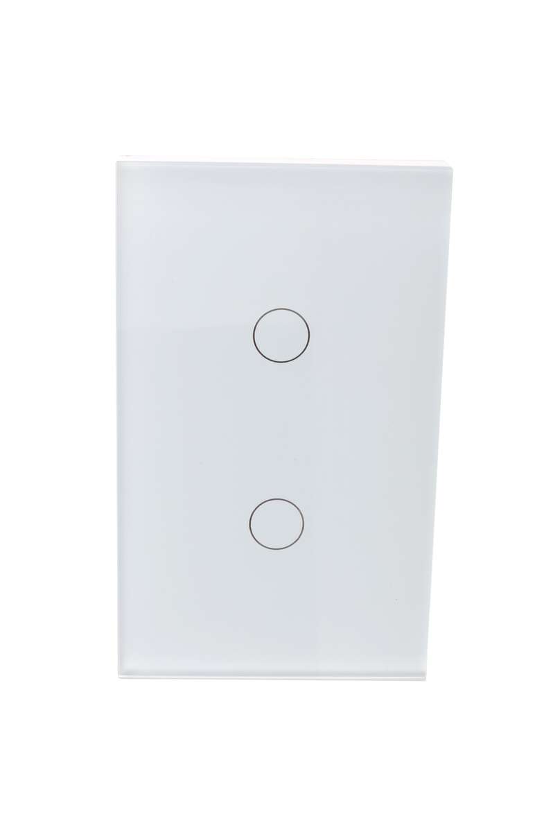 WiFi Smart Light Switch - (US) Tuya App - Round Button - 2 Lever