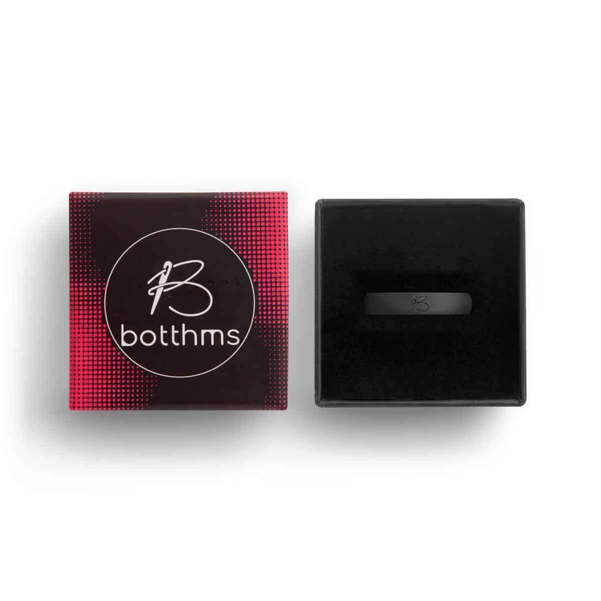botthms Black Ladies Active Silicone Ring - 9