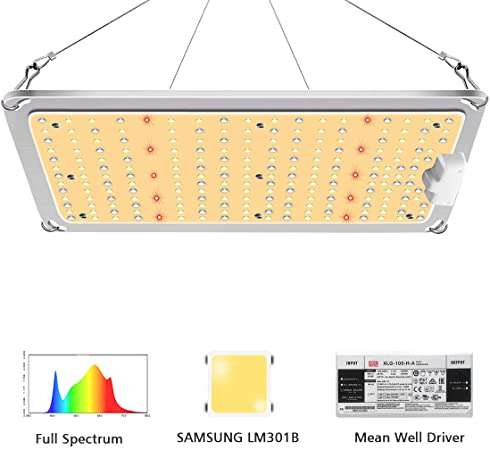 Samsung LM301B white with enhanced red for seed to flower growth 110W LED