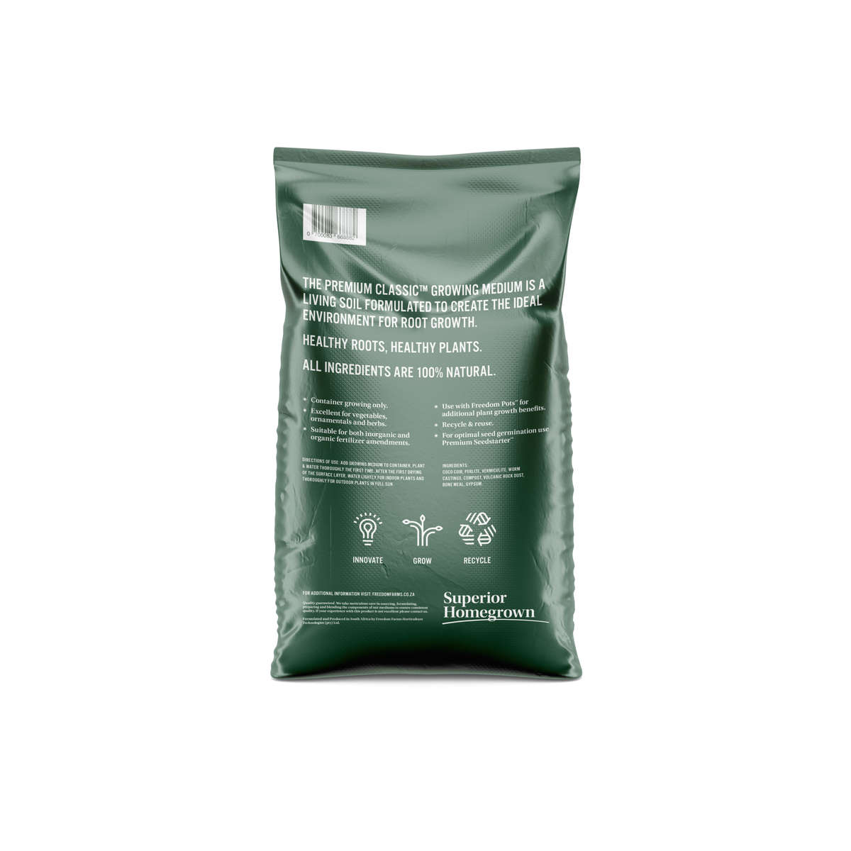 Freedom Farms | Organic Classic Grow Medium 30L