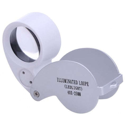 25mm 40x LED Magnifying Loupe