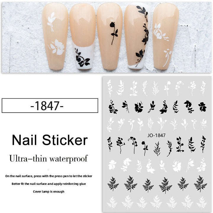 Nail Sticker - 1847 - Leaves