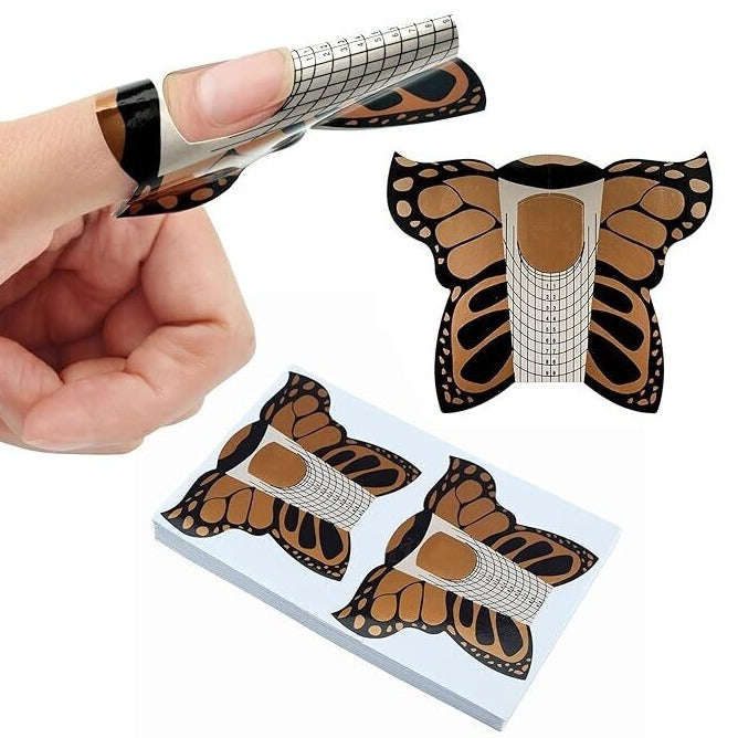 Nail Forms Tip Sculpting Guide Stickers - QZ27 - 500pcs Roll