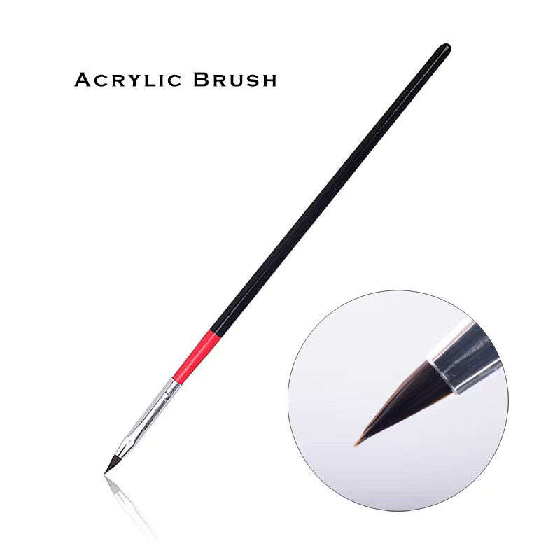 Nail Art Brush Set - 3pcs