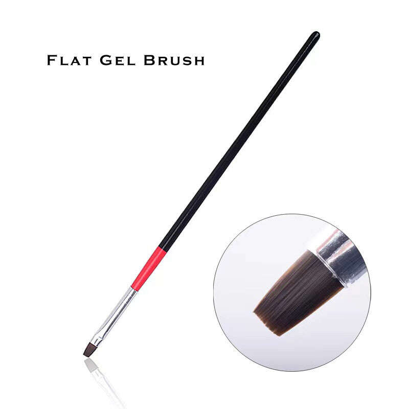 Nail Art Brush Set - 3pcs