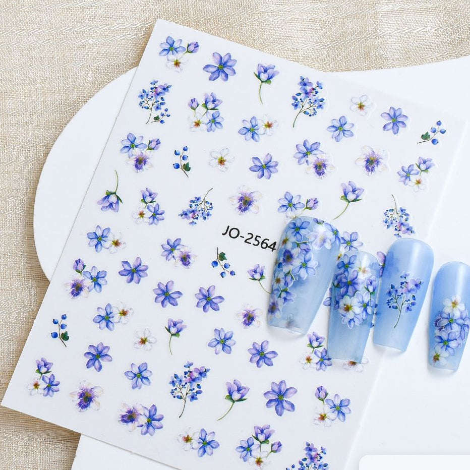 Nail Sticker - 2564 - Flowers