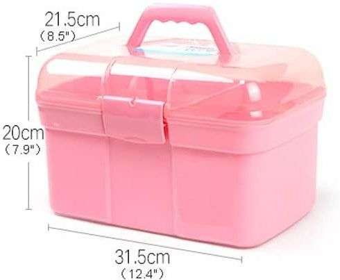 Storage Box Plastic - Tool Box - Pink