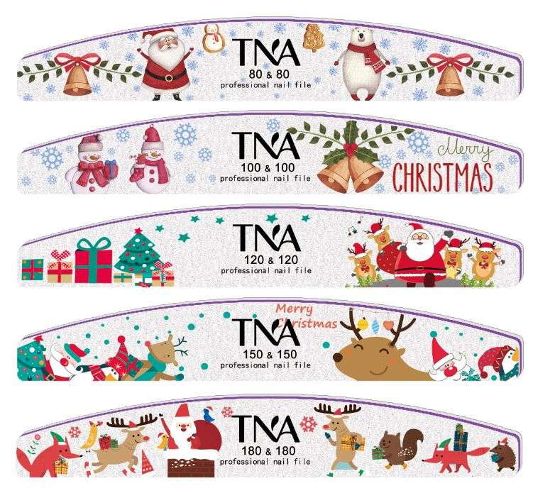 File - Christmas - Halfmoon - 25pcs