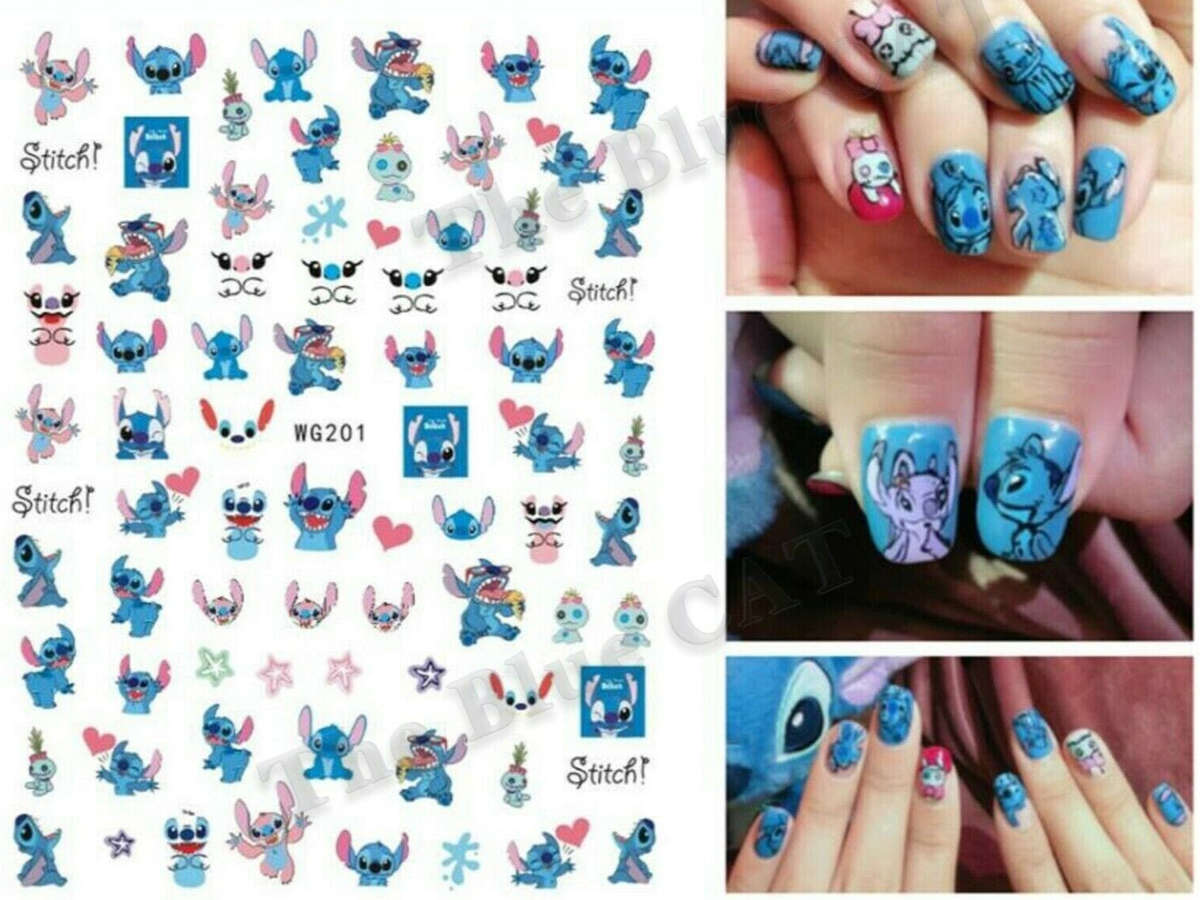 Nail Sticker - 061 - Lilo & Stitch