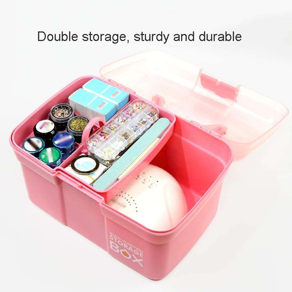 Storage Box Plastic - Tool Box - Pink
