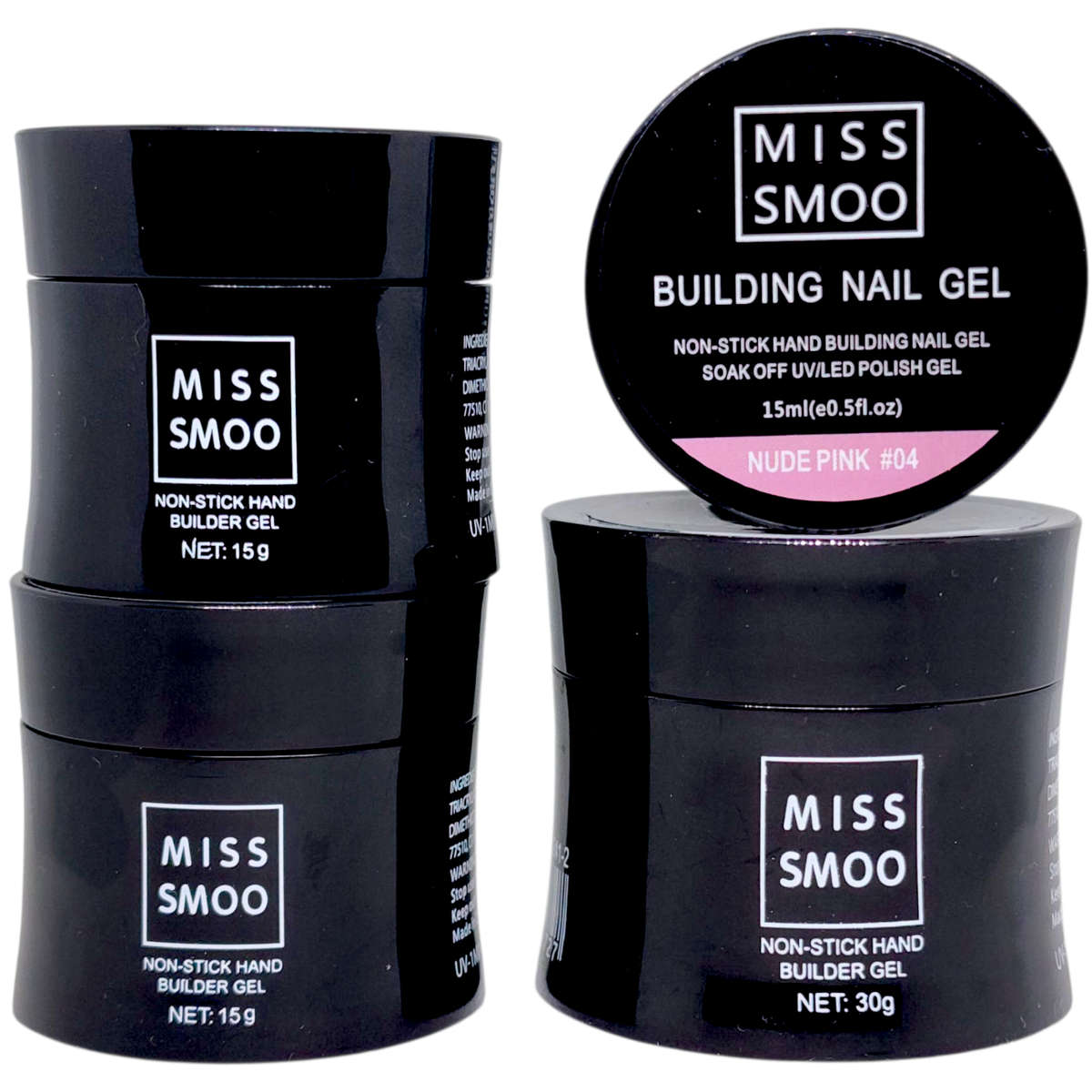 Builder UV Gel / Nail Extension / 3D Sculpting - Solid Hard Gel - Non-stick