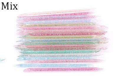 Cuticle Pusher Stick - Plastic - Colourful