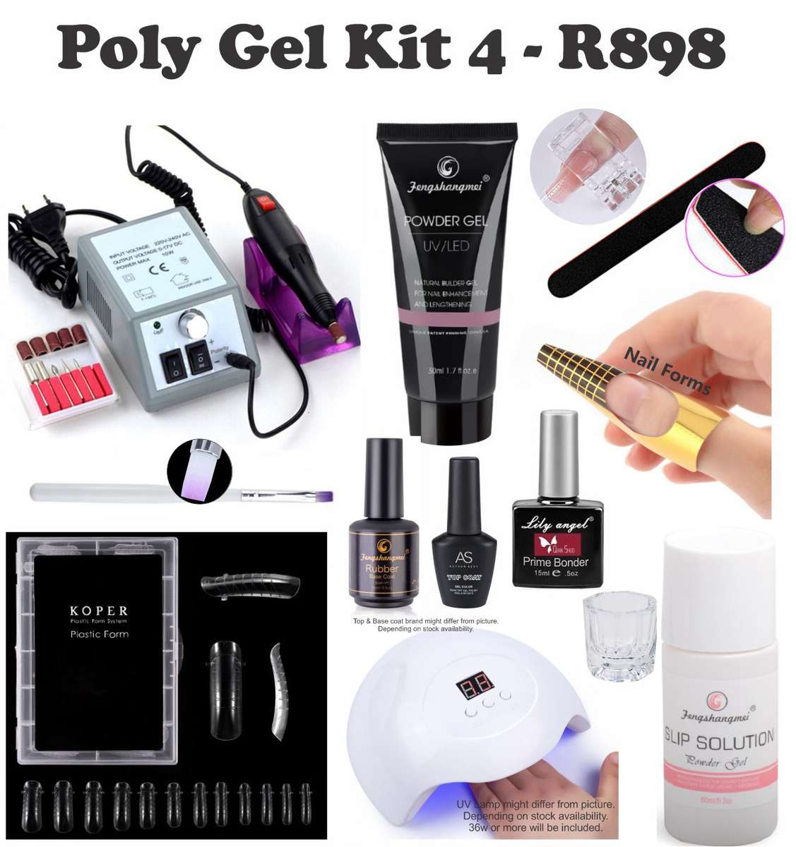 Poly Gel Kit 4 - 11 - Pink