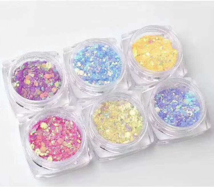 Glitter - Colour Change 6pcs