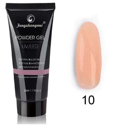 Fengshangmei Poly Gel / Powder UV Gel - 30ml - 10 - Nude