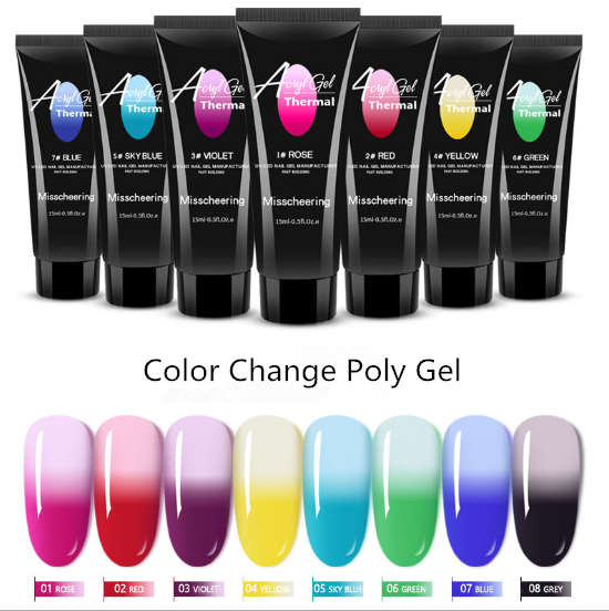 Poly Gel - Colour Thermal Change - 15ml - 3 - Violet