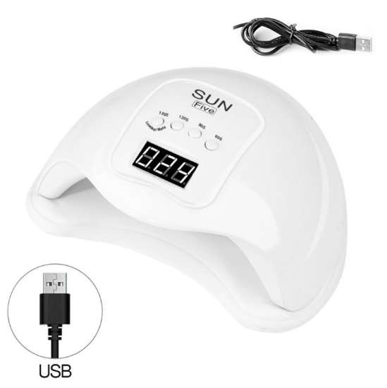 SUN Five - UV LED Light / Lamp 48W - USB Plug