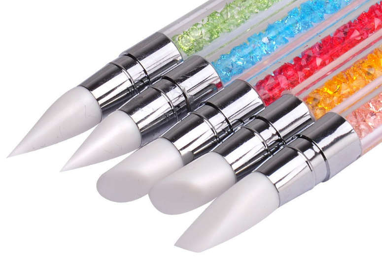 Silicone Nail Art Pen - 5pcs