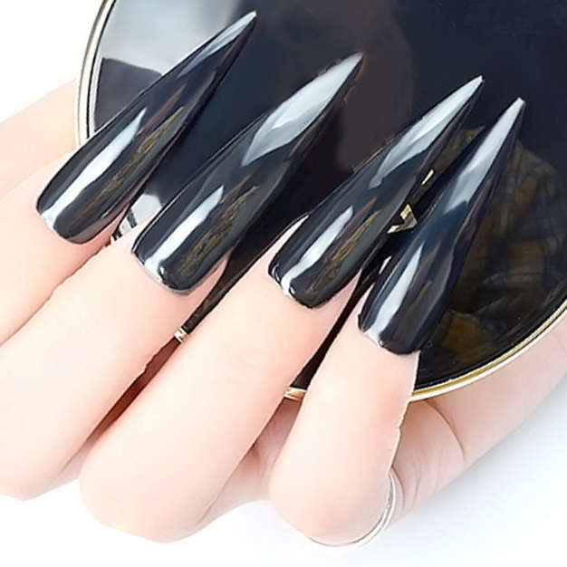 Chrome Powder - Mirror Gunmetal Black